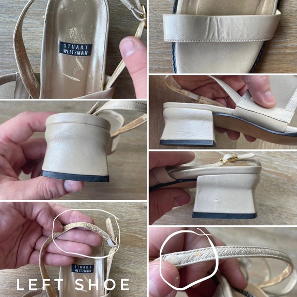 Stuart Weitzman Chunky Square-Toe Slingbacks - Picture 9 of 10